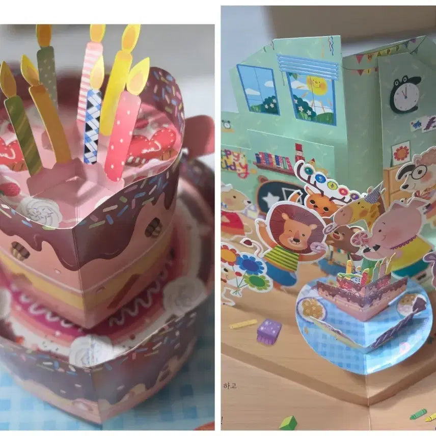 [BUNJANG] Nabi Books Birthday Pop-Up Book / [새제품] (주)나비북스...케이크가 입체로 펼쳐지는 생일팝업책 생일팝