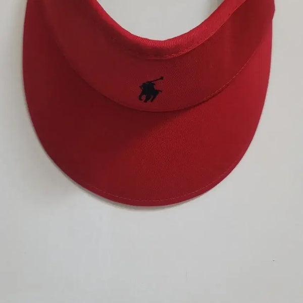 [BUNJANG] Polo Ralph Lauren Adjustable Cap Red / 폴로 랄프로렌 썬캡 레드