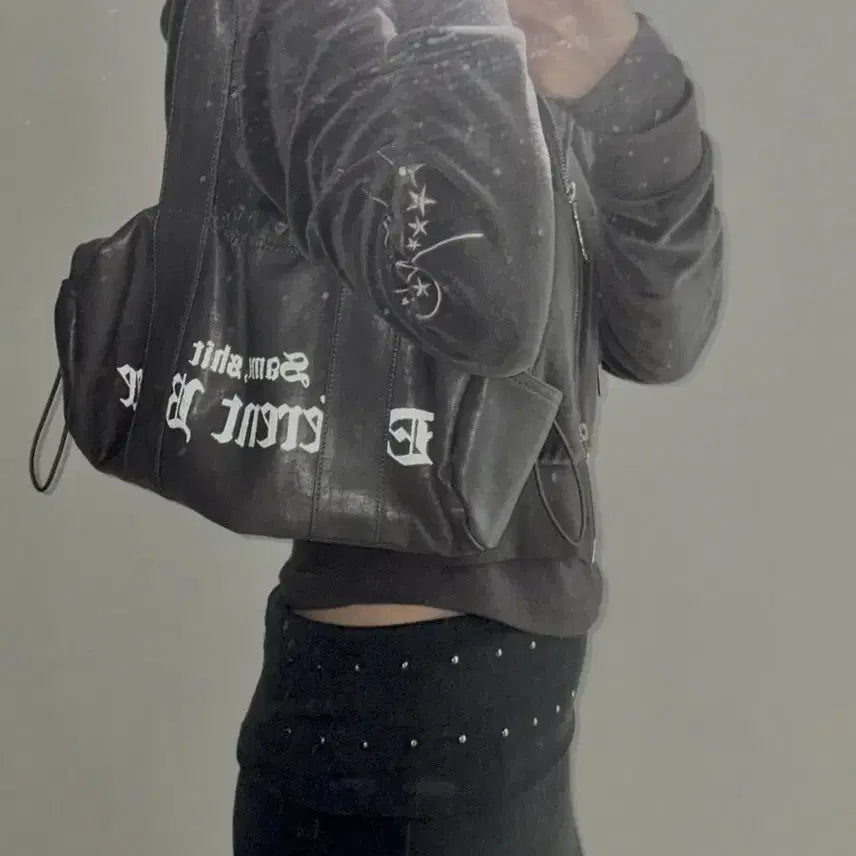 [BUNJANG] Bady Shirring Shoulder Bag Charcoal / 주말세일)배디 가방 셔링 숄더백 차콜