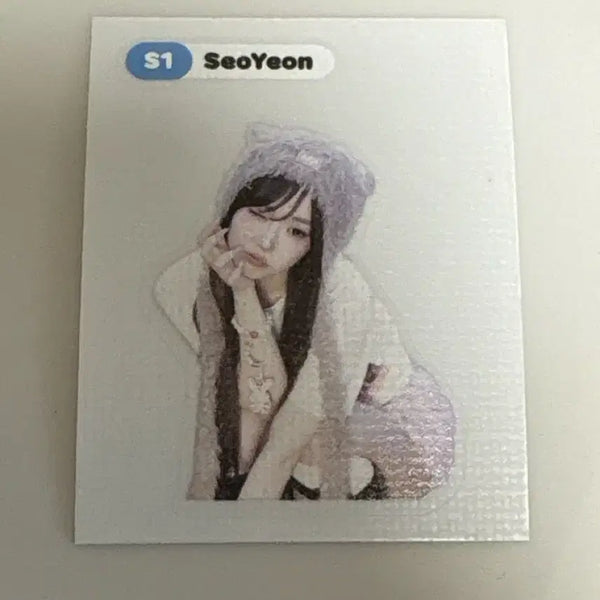 [BUNJANG] Yoon Seoyeon Music Show Participation Sticker / 윤서연 음방 공방 띠부씰 양도