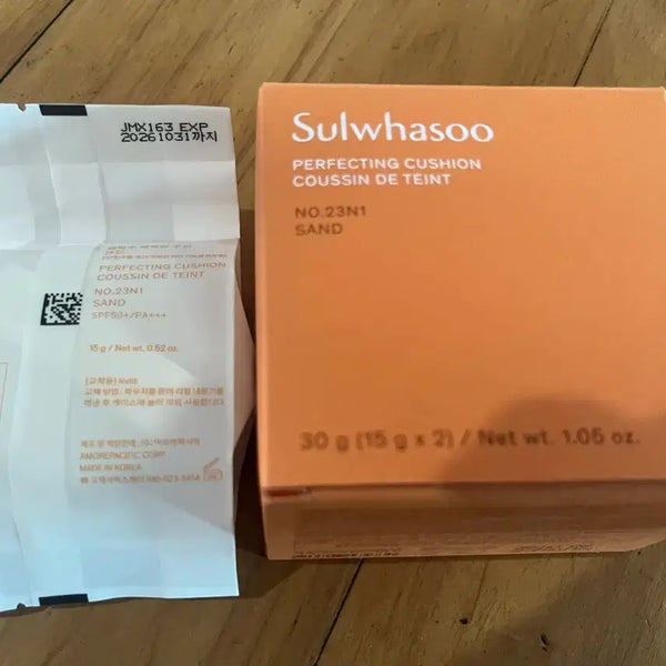 [BUNJANG] Sulwhasoo Perfecting Cushion Refill SPF50+ PA+++ (23N Refill) / 설화수 퍼펙팅 쿠션 23N1 샌드 리필