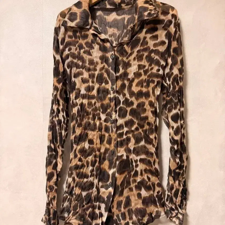[BUNJANG] Women's Leopard Print Shirt / 호피 무늬 셔츠