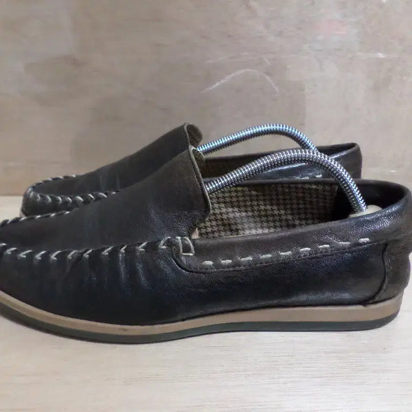 [BUNJANG] Mook Brown Leather Loafers Size 260 / 후루룩구제2 260 무크 구두 로퍼 브라운 260609