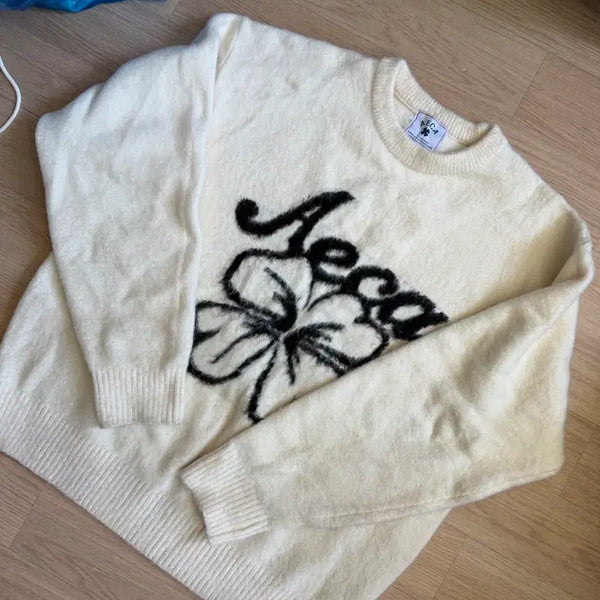 [BUNJANG] Eika Knit Sweater (Ivory) / 에이카 니트 m사이즈