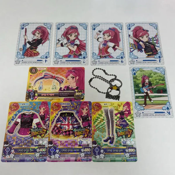 [BUNJANG] Aikatsu! Serara & Seira Classic Trump Card Ring Charm Bundle Set / 아이엠스타 세라 세이라 고전 트럼프 카드 반지 챰 일괄 아이카츠