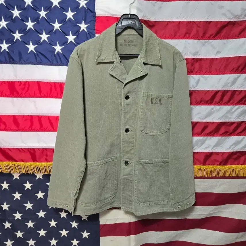 [BUNJANG] Buzz Rickson N3 Utility Jacket Herringbone Twill / 미군복각버즈릭슨N3유틸리티자켓