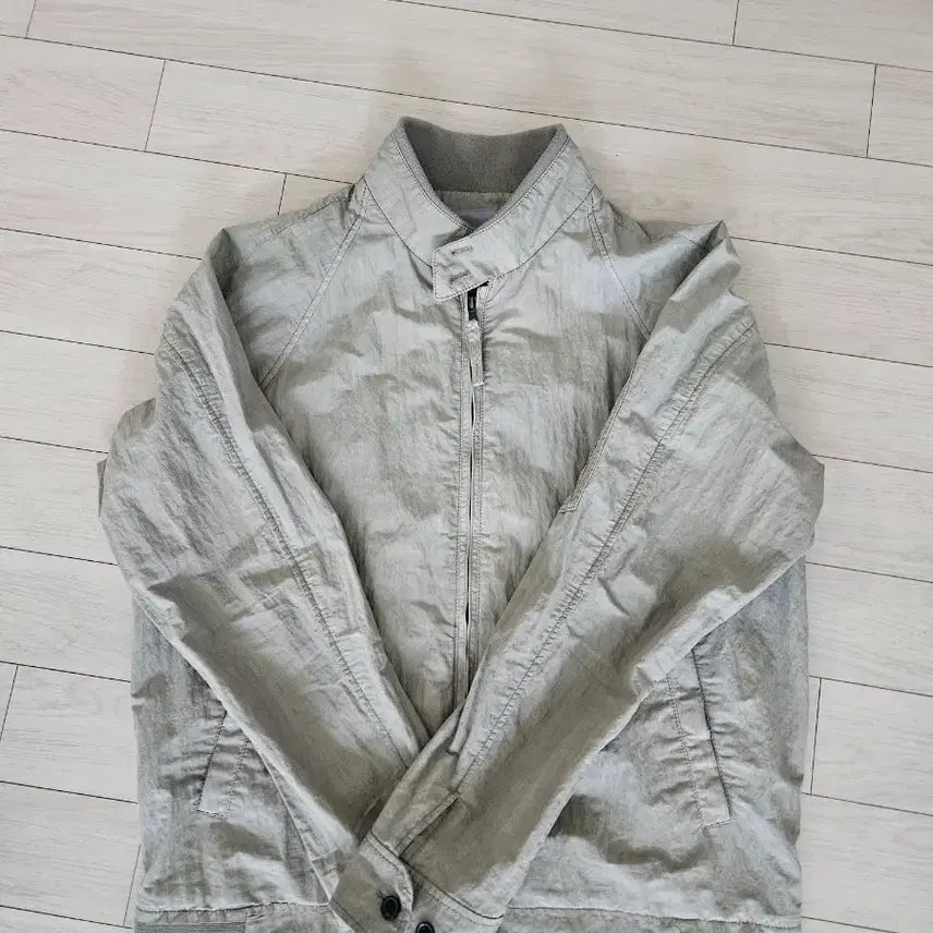 [BUNJANG] SERIES Garment-dyed Harrington Jacket Khaki Beige 100 / 시리즈 가먼트다이 해링턴 자켓 카키베이지 100