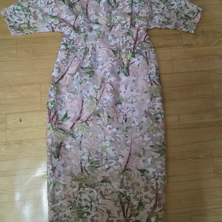 [BUNJANG] Floral Lace Long Dress / S.55레이스롱 원피스. 가슴33길이103cm  .상태좋아요. 여