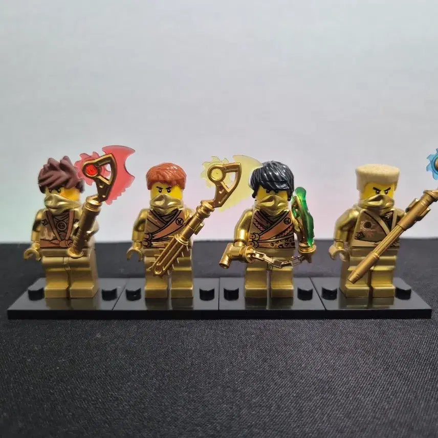 [BUNJANG] LEGO Ninjago Custom Golden Robe & Techno Blade Figure Set / 레고 닌자고) 커스텀 골든도복&테크노 블레이드 팝니다