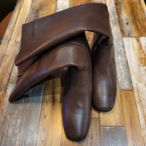 [BUNJANG] Women's Western Side-Zip Long Boots / 여성)웨스턴 사이드지퍼 롱부츠(새상품250m)