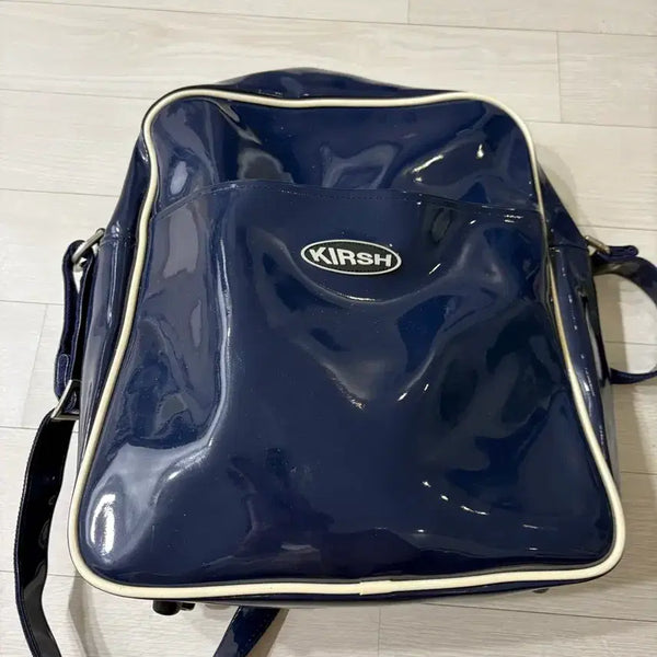 [BUNJANG] Kirsh Enamel Cross Bag Navy / 키르시  에나멜 크로스백 네이비