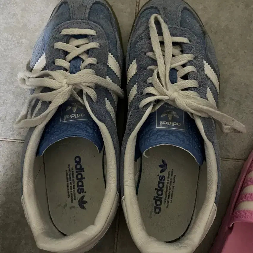 [BUNJANG] Adidas Gazelle Suede Blue Sneakers / 아디다스 가젤 스웨이드 블루 230