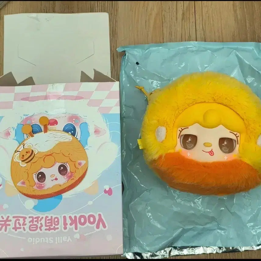 [BUNJANG] BabyThree Yooki 1st Gen Honey Bee Plush Keychain / 베이비쓰리 유키 yooki 1세대 머리 꿀벌 시크 인형 키링 탑토이