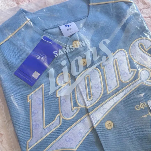 [BUNJANG] Samsung Lions Koo Ja-wook Golden Glove Commemorative Jersey (S, Sealed) / [새상품] 삼성라이온즈 구자욱 골든글러브 기념 유니폼 S 미개봉