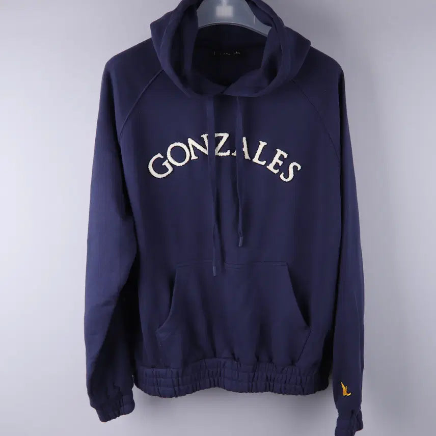 [BUNJANG] Mark Gonzales Lettering Hoodie Navy (M) / 마크곤잘레스 GONZALES 레터링 후드티 네이비 (M) 5004