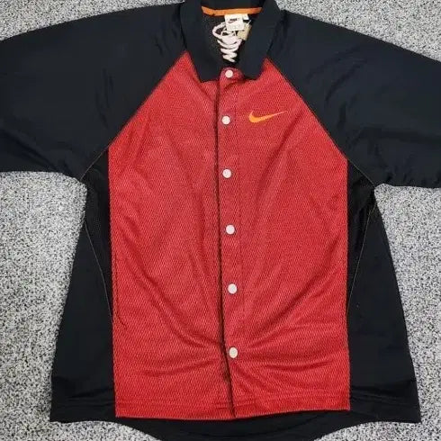 [BUNJANG] Nike Mesh Colorblock Short Sleeve Shirt / //나이키(Nike) 메쉬  배색 반팔 셔츠 100
