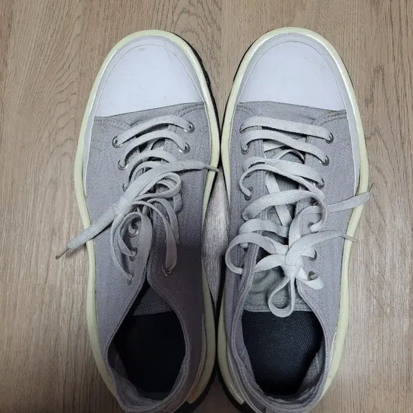 [BUNJANG] Adidas Raf Simons Detroit Runner Light Grey Sneakers / 아디다스 라프 시몬스 디트로이트 러너 라이트 그레이 색상 운동화