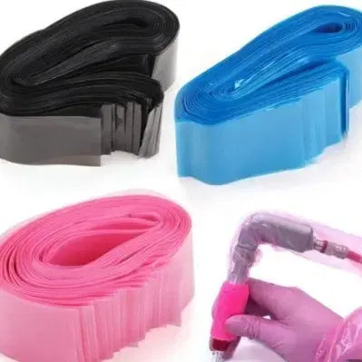 [BUNJANG] Semi-Permanent Machine Cord Covers (100 Sheets) - Black, Pink, Blue / 반영구 머신 코드커버 100매 검정 파랑 분홍 비닐커버 위생 관리 비닐