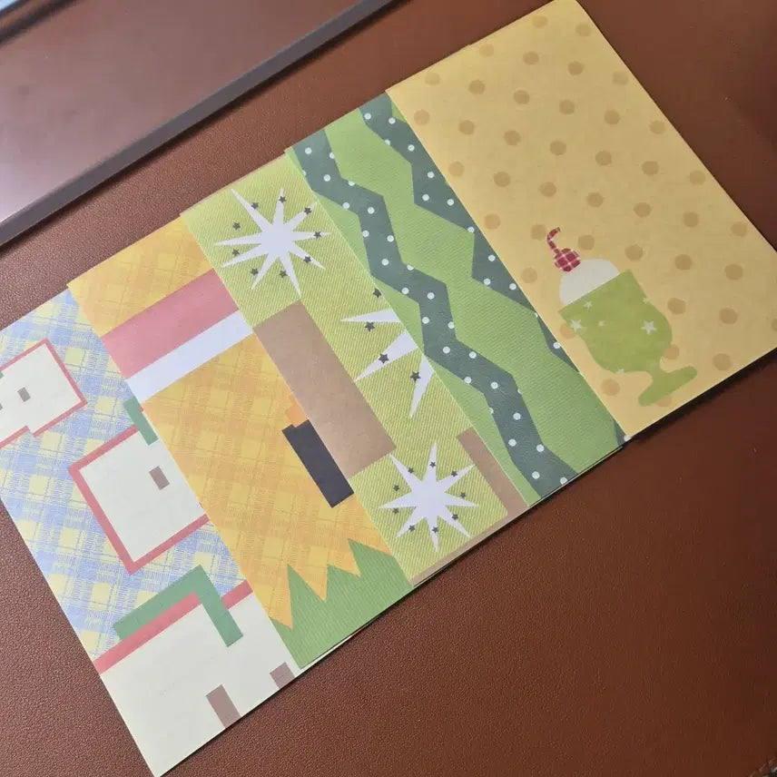 [BUNJANG] Yellow Melon Soda Long Card 5ea / 롱 모조지 5장