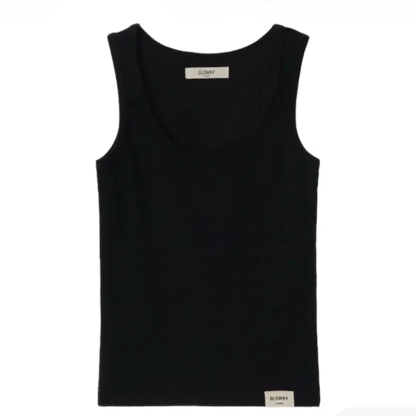 [BUNJANG] Glowny Classic Rib Tank Black M / 글로니 클래식 립 탱크 블랙 M