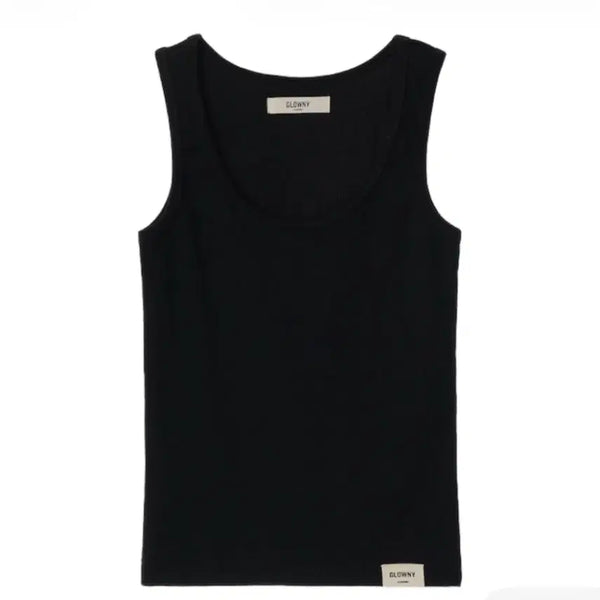 [BUNJANG] Glowny Classic Rib Tank Black M / 글로니 클래식 립 탱크 블랙 M