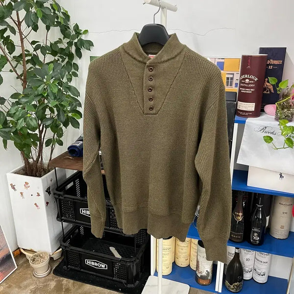 [BUNJANG] Bronson High-Neck Wool Sweater Size 44 / 브론슨 하이넥 울 스웨터 44