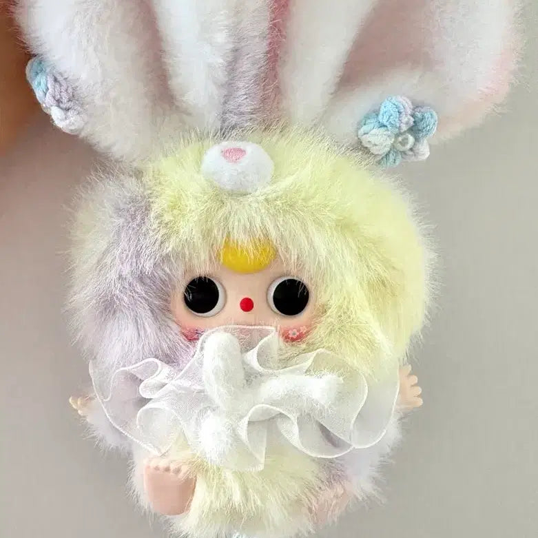 [BUNJANG] Babys3 Bath Flower Fairy Doll Keyring / 베이비쓰리 베쓰 꽃요정 꽃포지 땡눈 인형 키링