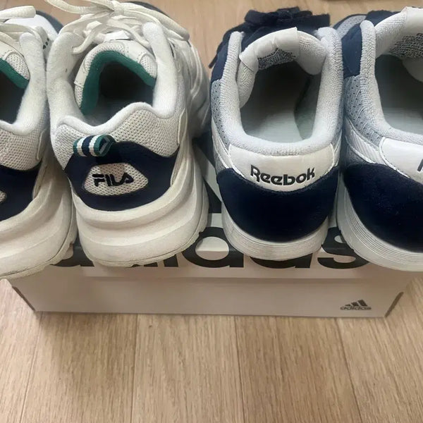 [BUNJANG] Fila & Reebok Athletic Shoes (240mm) - Bundle Set / 휠라 리복 운동화 2켤레(240)