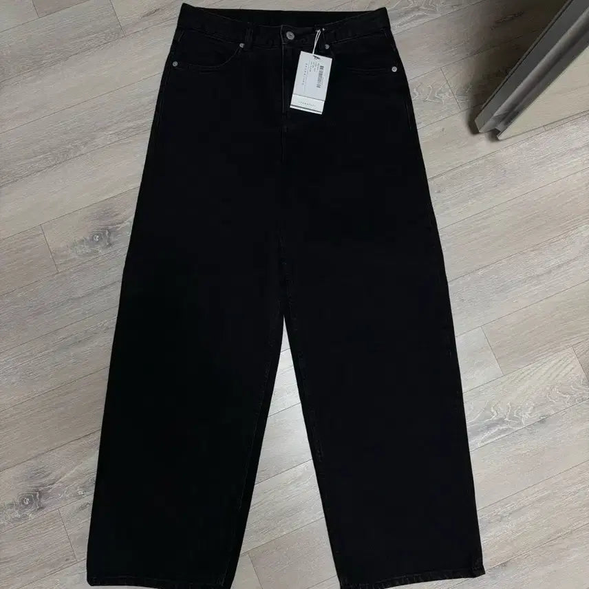 [BUNJANG] Brown Yak Wide Denim Pants Black / 브라운야드 와이드 데님 팬츠 블랙