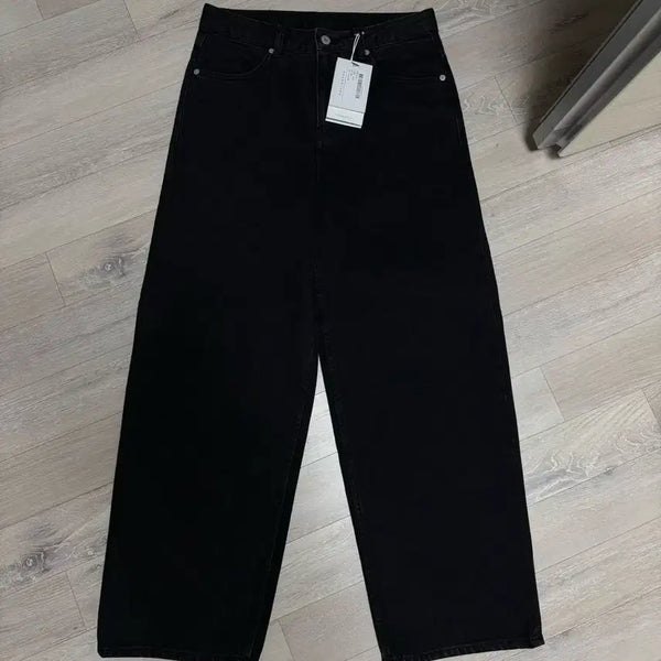 [BUNJANG] Brown Yak Wide Denim Pants Black / 브라운야드 와이드 데님 팬츠 블랙