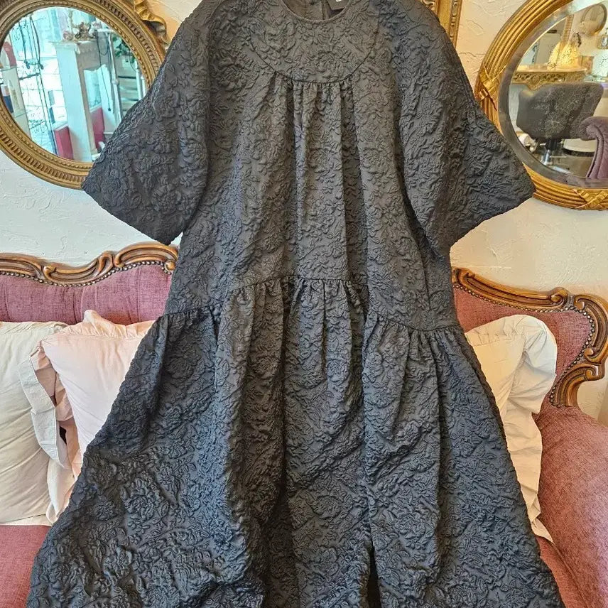 [BUNJANG] Simone Rocha Jacquard Pattern Dress / 시몬로샤 원피스