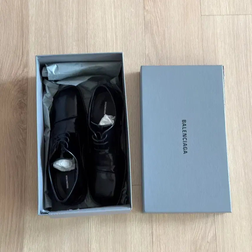 [BUNJANG] Balenciaga Block Derby Black Size 43 / 발렌시아가 블럭 더비 43사이즈