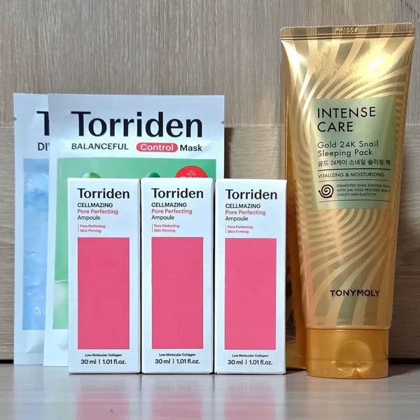 [BUNJANG] Torriden Low Molecular Pore Perfecting Ampoule Set (3 x 30ml) / 토리든 저분자 모공 앰플 30ml + 30ml + 30ml