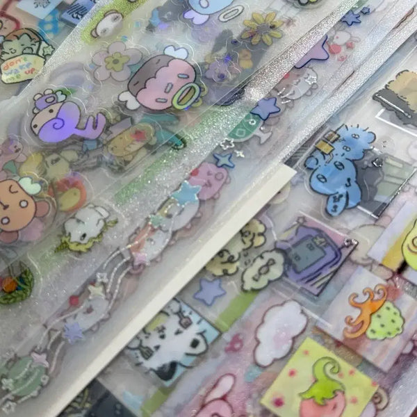 [BUNJANG] Kiss-Cut Stickers B-Grade Assortment / 키스컷 랜덤 B급