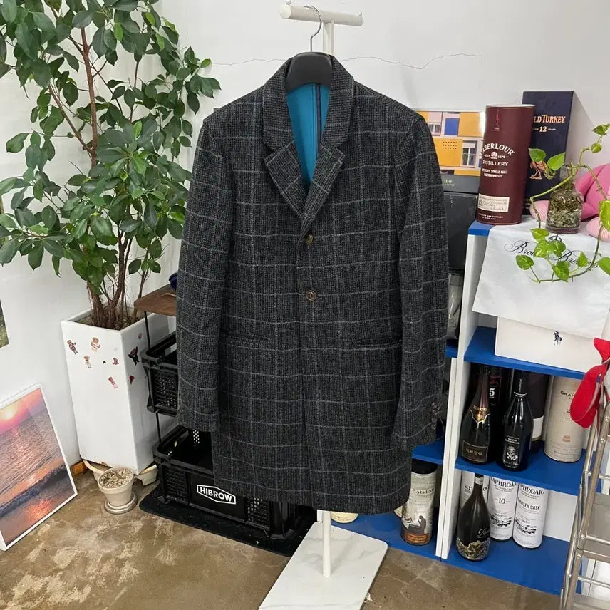 [BUNJANG] CP Company Abraham Moon Check Single Coat Size 50 / CP컴퍼니 아브라함문 체크 싱글 코트 50