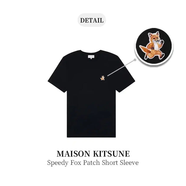 [BUNJANG] Maison Kitsuné Speedy Fox Patch T-Shirt / 정품)메종키츠네 스피디 폭스 새상품