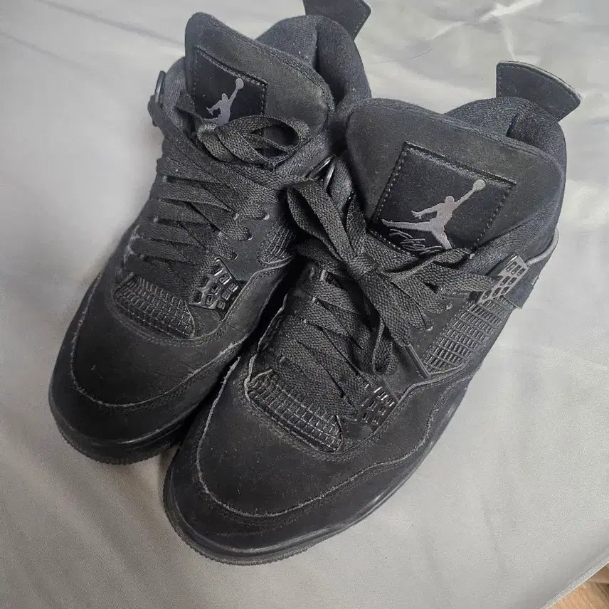 [BUNJANG] Air Jordan 4 Retro 'Black Cat' 2020 / 에어조던4 블랙캣 레트로 2020  (265)