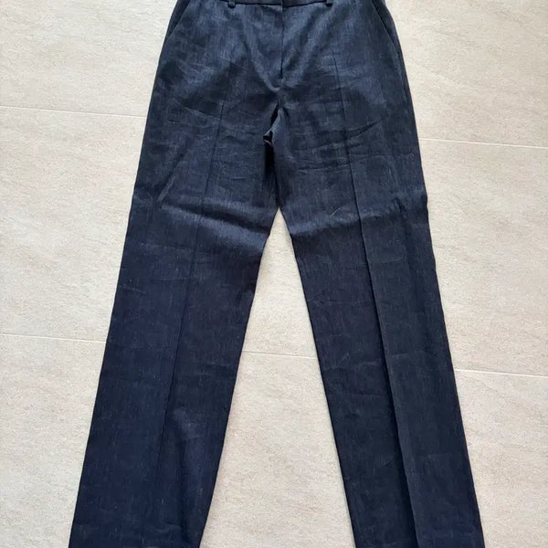 [BUNJANG] MICHAA Linen Blend Denim Pants / [새상품] 미샤 MICHAA 마 린넨 리넨 여름 봄 데님 팬츠 (59만원