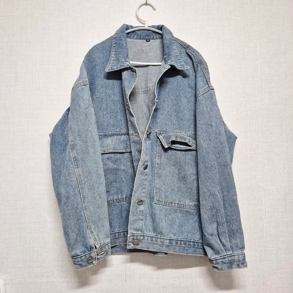 [BUNJANG] Washed Denim Jacket / 청 데님 워싱 자켓