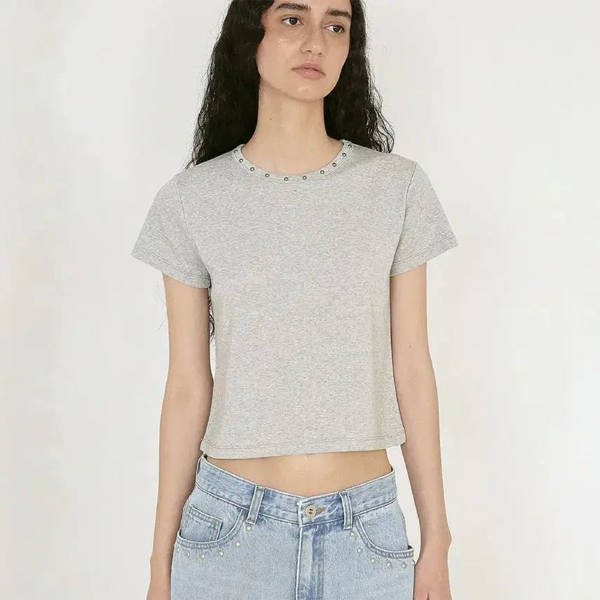 [BUNJANG] Polysemy Grey T-Shirt / 폴리수엠 반팔 그레이