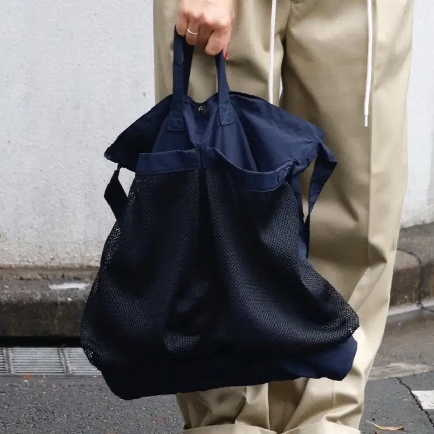 [BUNJANG] nanamica OOAL Tote Bag Navy / 나나미카 OOAL 토드백 네이비