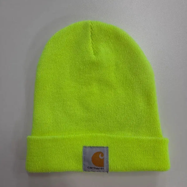 [BUNJANG] Carhartt A18 Acrylic Beanie Neon Yellow One Size / 칼하트(Carhartt) A18 아크릴 비니 네온 옐로우