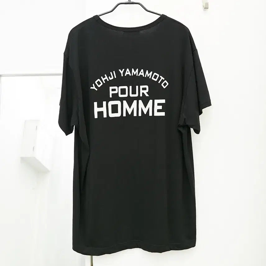[BUNJANG] Yohji Yamamoto Pour Homme Back Printing T-Shirt Size 3 / 요지야마모토 뿌르옴므 백프린팅 티셔츠