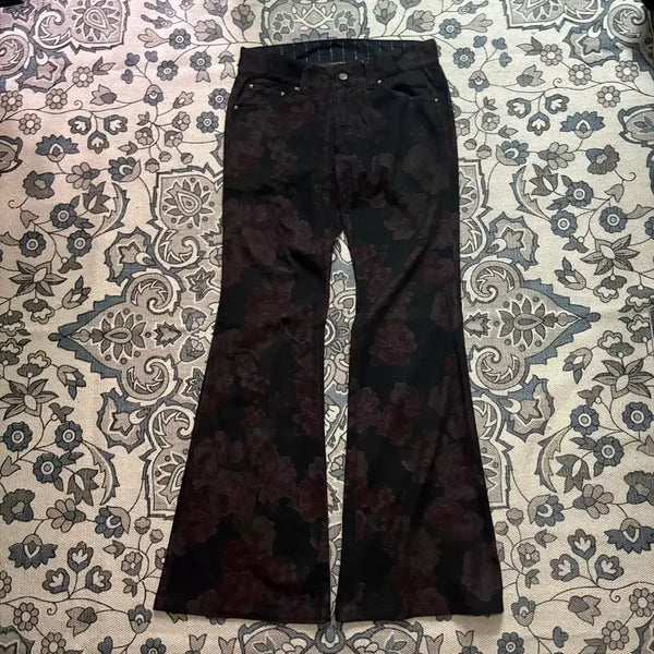 [BUNJANG] Tornado Mart Flower Bootcut Pants / 토네이도마트 플라워 부츠컷팬츠