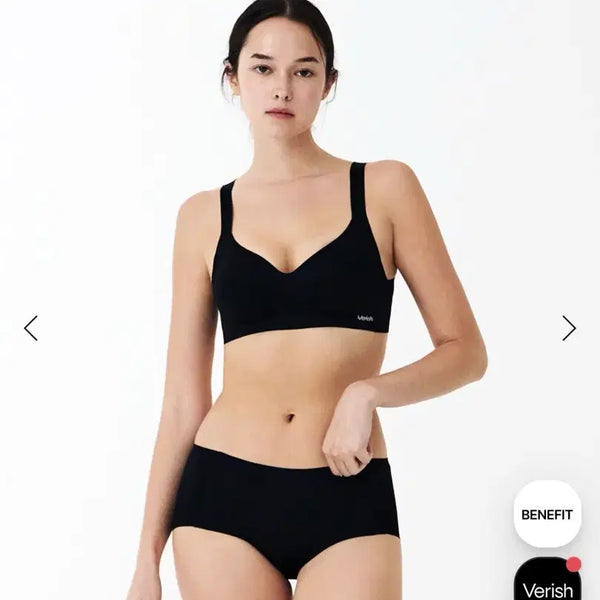 [BUNJANG] Verishy Coolfit Volume Fit Bra Support Black L / 베리시 쿨핏 볼륨핏 브라 서포트 블랙 L