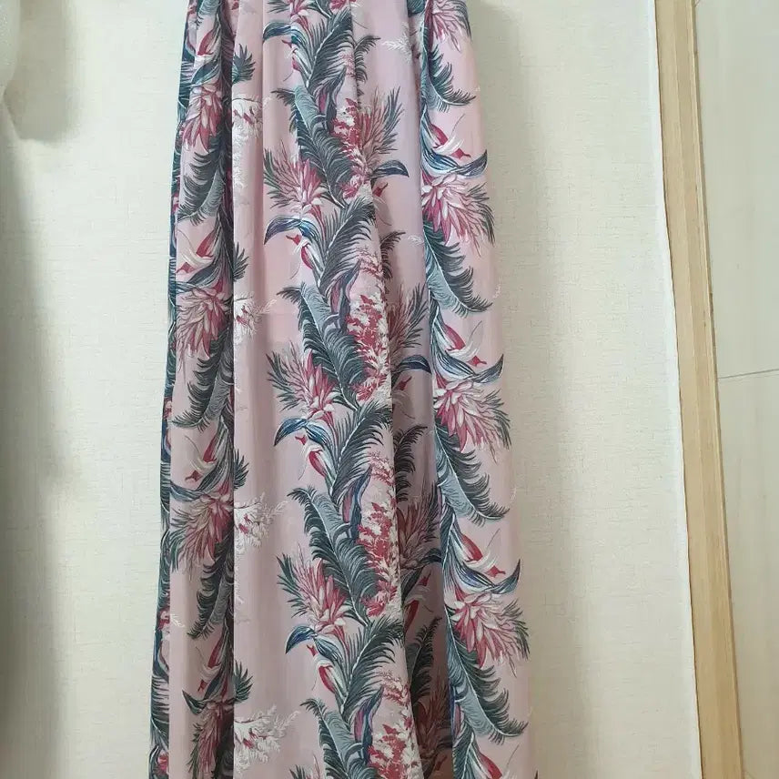 [BUNJANG] Flower Pattern Chiffon Pants / 플라워패턴쉬폰바지