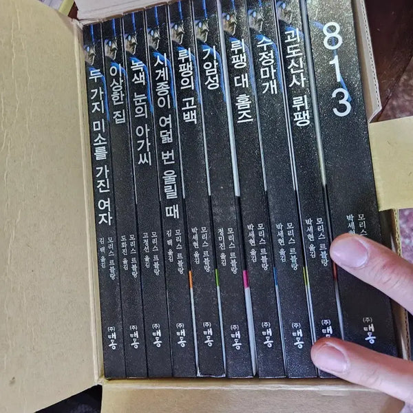 [BUNJANG] Arsène Lupin Collection Volumes 1-10 (Unread) / 아르센 뤼팽 선집 1-10 소장용 안펼쳐본책