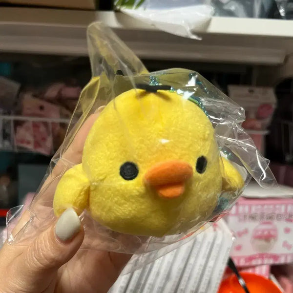 [BUNJANG] San-X Kiiroitori Plush Keychain Rilakkuma / 산엑스 키이로이토리 인형 키링 리락쿠마