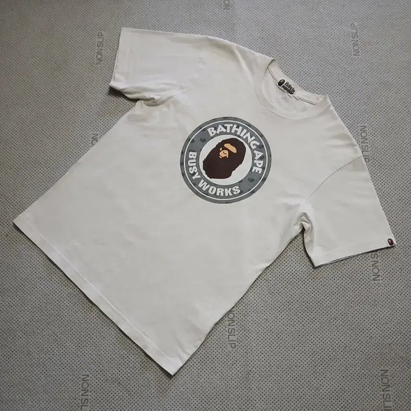 [BUNJANG] BAPE Short Sleeve T-Shirt White / 베이싱에이프 반팔티 화이트