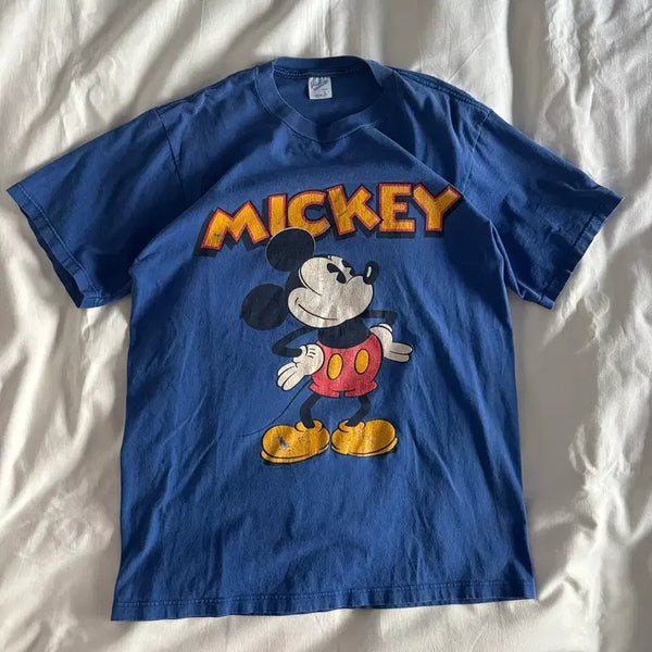 [BUNJANG] Velva Sheen 90s Vintage Mickey Mouse T-Shirt / [L] 90s USA Velva sheen 미키마우스 티셔츠